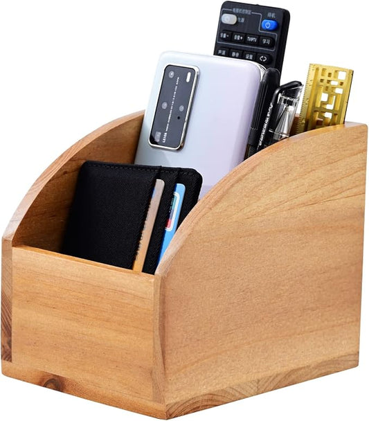 Vintage Wooden Mail Sorter Rustic Wood Desk Organizer by WelcometoOKSQW