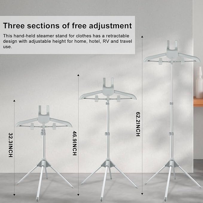 Foldable Garment Steamer Hanger Stand - Image 3