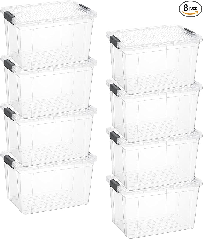 Superio Clear Storage Bins by Superio