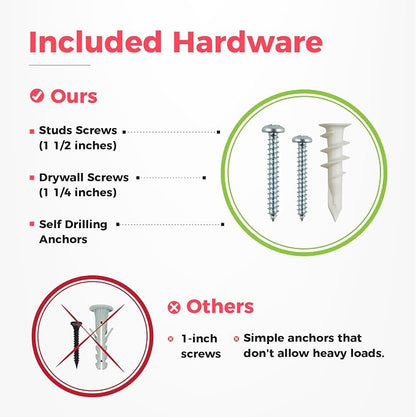 TIDYME Garage Wall Organizer | 80" Heavy-Duty Tool Storage Rack | Adjustable - Image 4