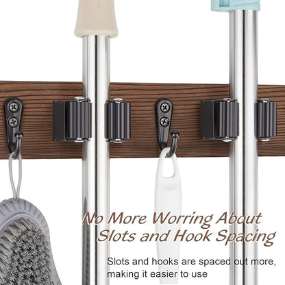 Mop Broom Holder Wall Mount - Image 5