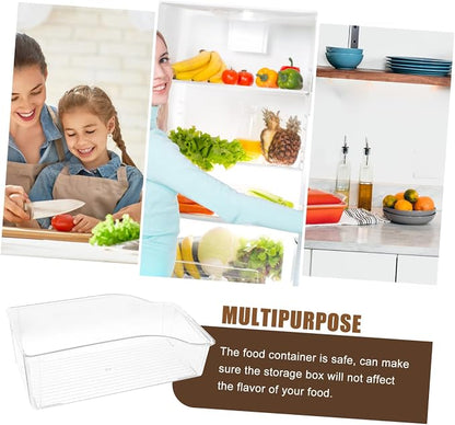 Clear Refrigerator Drawer Organizer Storage Container - Image 7