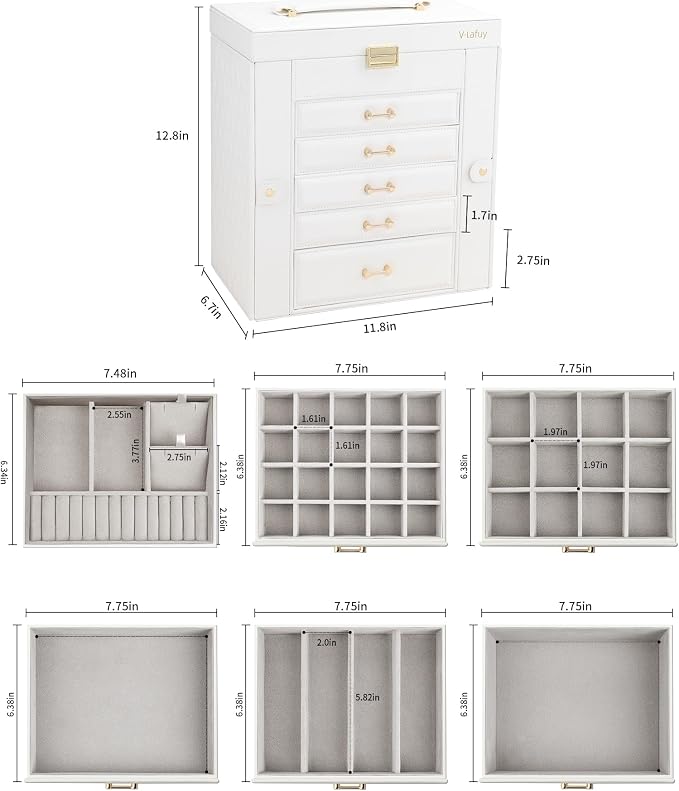 Jewelry Box with Mirror - Image 3