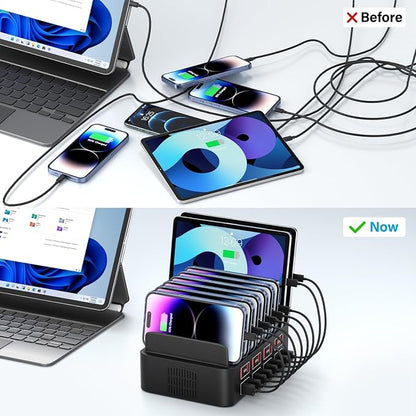 Charging Station for Multiple Devices, 150W USB Charger Station with16 Fast - Image 4