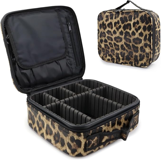 Travel Makeup Bag Makeup Cosmetic Train Case Organizer Portable Storage Bag by SLUMAZI