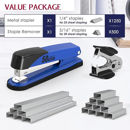 Metal Stapler Heavy Duty 50 Sheet Capacity - Image 2