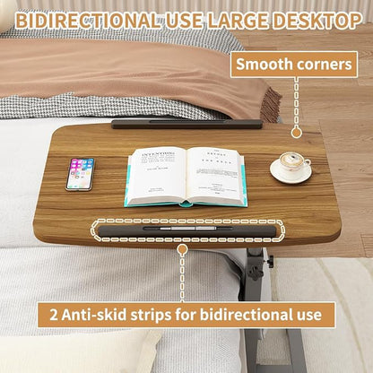 Laptop Lap Desk, Mobile Adjustable Overbed Bedside Table - Image 7