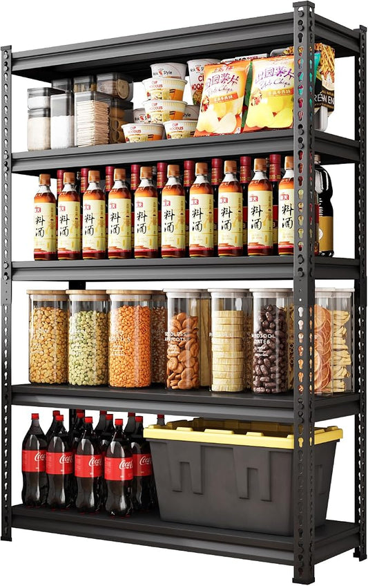 48" W Garage Shelving Heavy Duty，3000LBS Loads Metal Shelving Units and Storage by Rufokisa