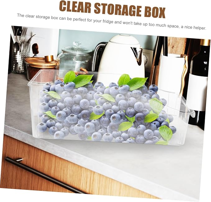 Clear Refrigerator Drawer Organizer Storage Container - Image 8
