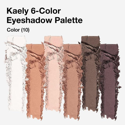 6 Colors Mini Nude Brown Neutral Eye Shadow Palette Makeup - Image 2