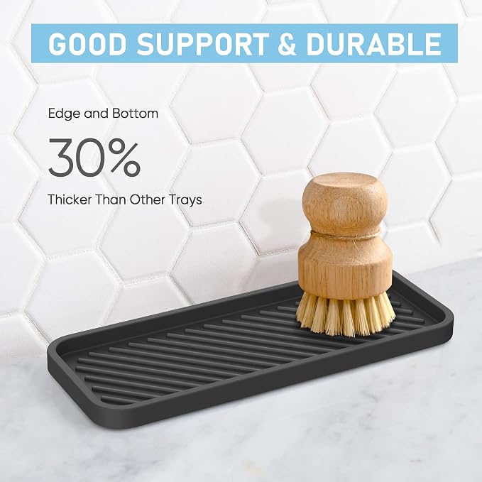 EG-SIPRO Kitchen Sink Organizer Tray, Sponge Holder - Image 4