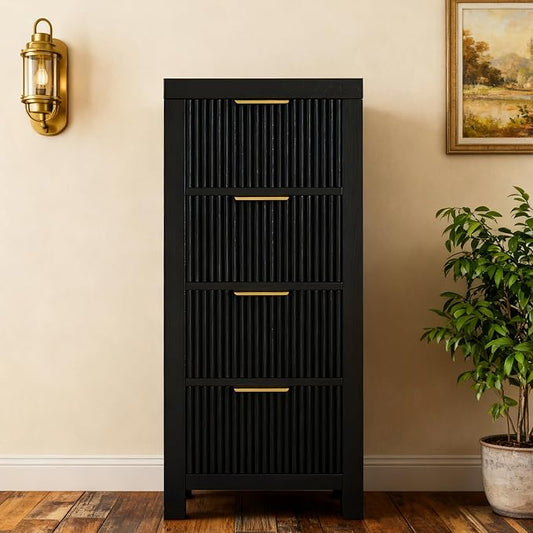 Modern Solid Wood Chest of Drawers, Dresser Organizer by NRITOBY