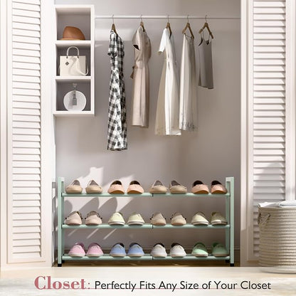 Bumusty 3-Tier Expandable Shoe Rack - Image 2