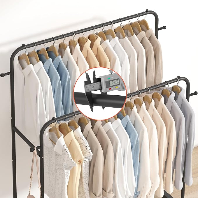Laiensia Double Rods Garment Rack - Image 7