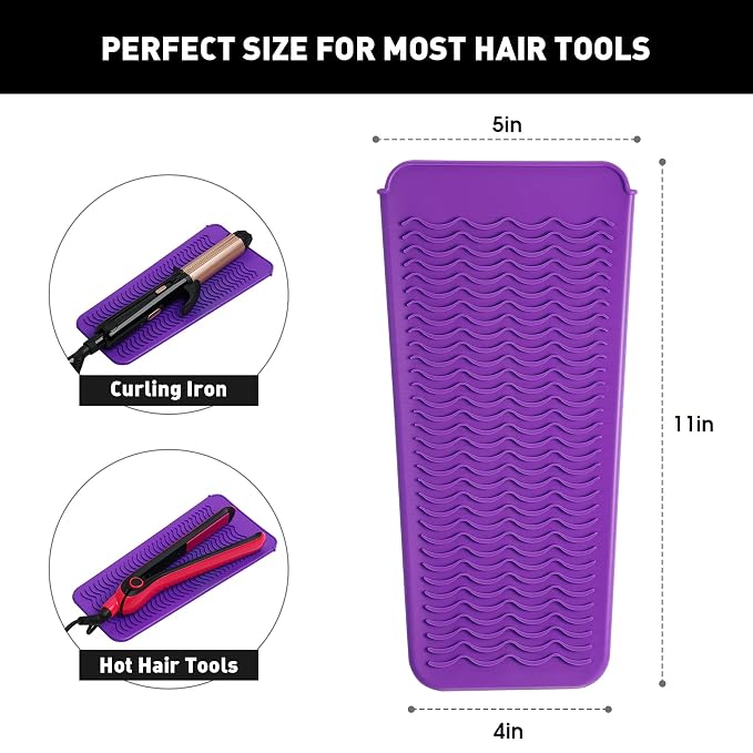 ZAXOP 2 Pack Heat Resistant Silicone Mat Pouch - Image 2