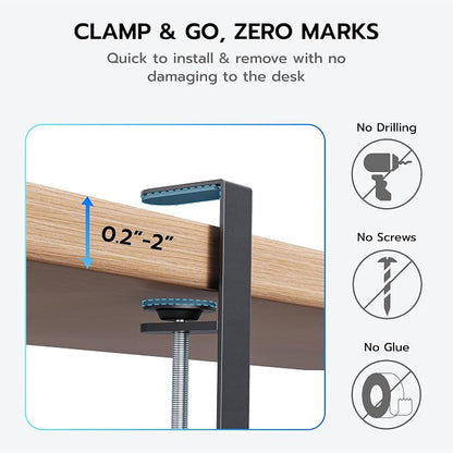 ARES WING 17"-28.7" Extendable Under Desk Cable Management Tray - Image 5