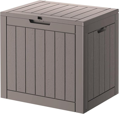 32 Gallon Deck Box Lockable Resin Indoor Outdoor Storage Box waterproof Outdoor - Image 8