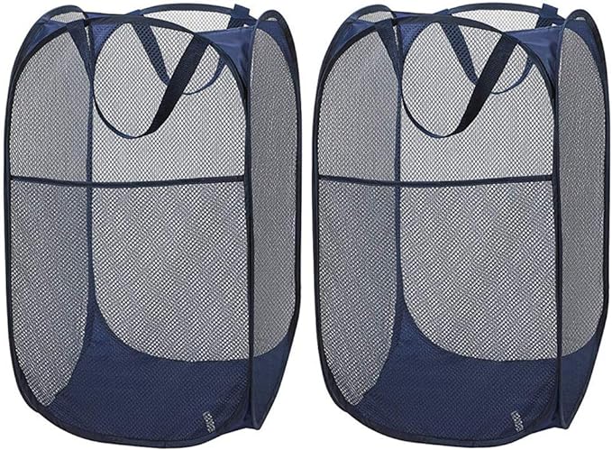Larpur Popup Mesh Laundry Basket, Collapsible and Portable Clothes Washing by Larpur