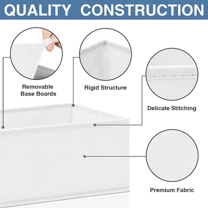 Criusia Drawer Organizer Clothes, 24 Pack Dresser Organizer Bins - Image 5