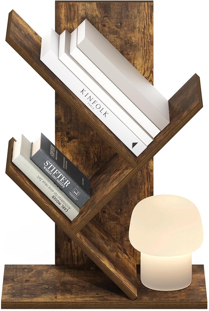 Furinno Tree Book Shelf, 3-Tier Bookshelf, Tree Bookcase - Image 5