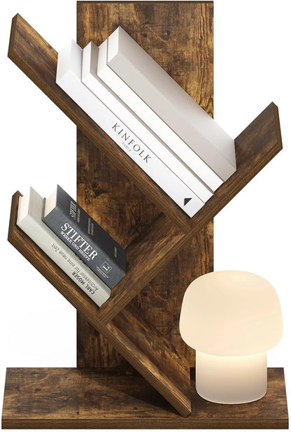 Furinno Tree Book Shelf, 3-Tier Bookshelf, Tree Bookcase - Image 5