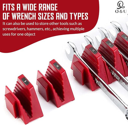 Q&U Wrench Organizer Modular System – 24 PCS Magnetic Wrench Organizer - Image 6