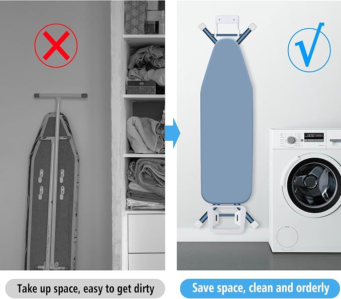 Ironing Board Hanger Wall Mount Ironing Board Holder Organizer - Image 2