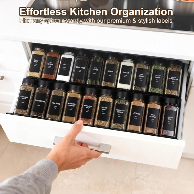 48Pcs Spice Jars Containers - Image 3
