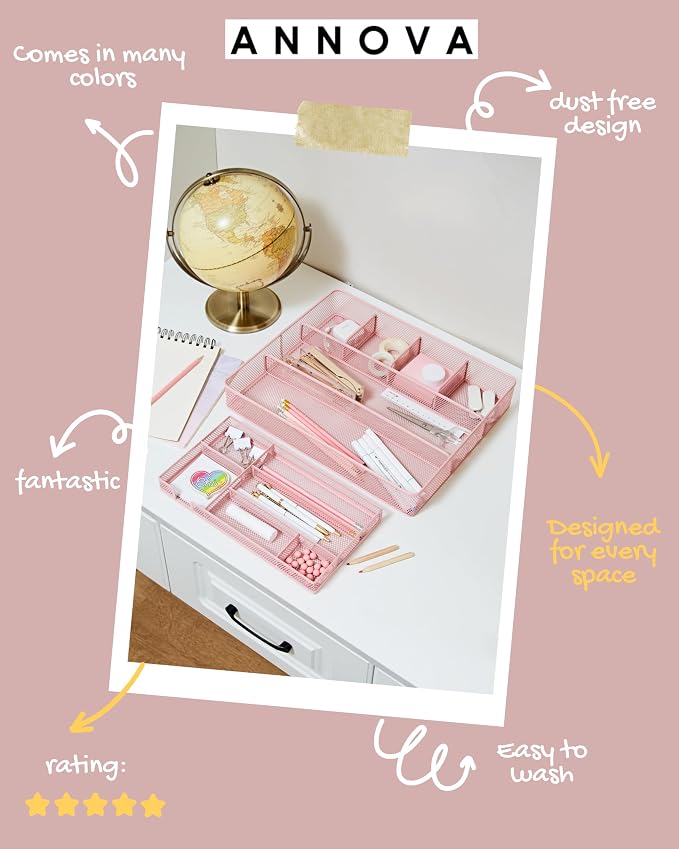 Annova Desk Top Organizer Tray for Office Organization - Image 9