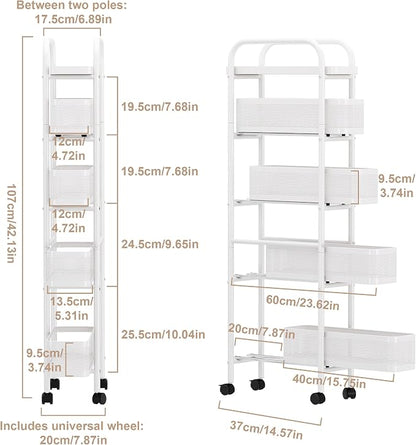 UMDONX Slim Storage Cart 5 Tier - Image 2