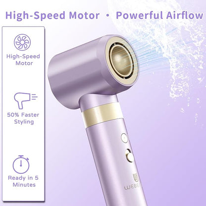 Hair Dryer Brush 8-in-1 Dual Voltage Hot Air Styler – Fast-Drying 110, 000 RPM - Image 3
