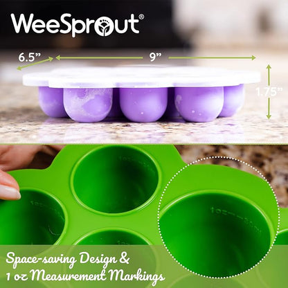 WeeSprout Silicone Baby Food Freezer Tray - Image 4