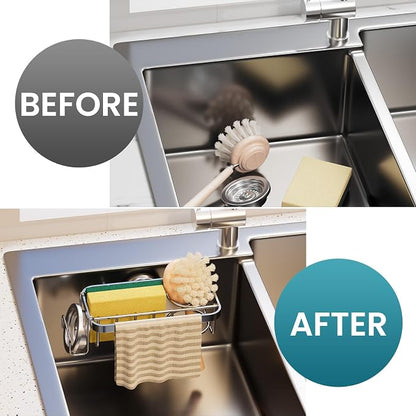 TAILI 4-in-1 Sponge Holder for Kitchen Sink - Image 6