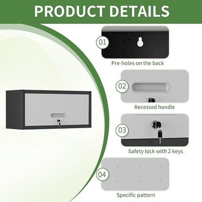 Garage Wall Cabinet, Wall Mounted Cabinet - Image 4