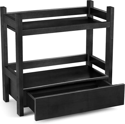 Sorbus Bamboo Bathroom Counter Organizer – 2-Tier Shelf - Image 8