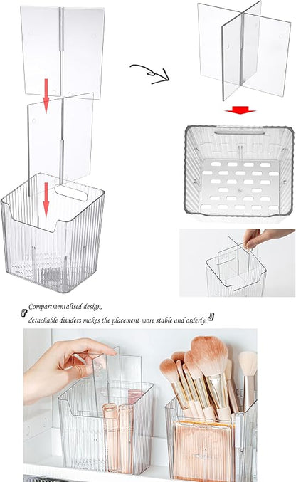 Set Of 2 Storage Organizer Bins Wall Mounted Shower Caddy, Bathroom shelves - Image 4