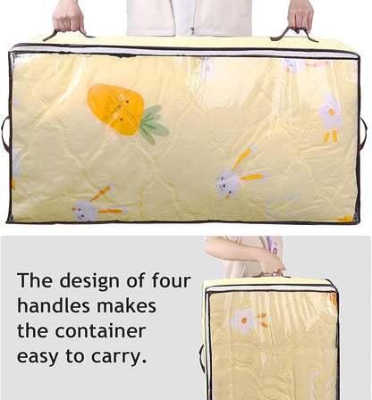 Budding Joy 6 Pack 90L Under bed Storage Containers Organizer Large Capacity - Image 7