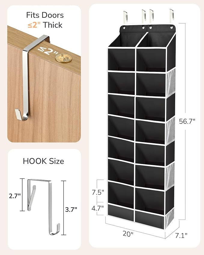 ULG Over The Door Shoe Organizer - Image 2