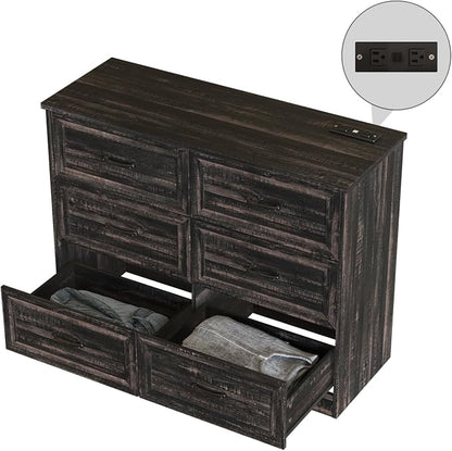 Fameill Dresser for Bedroom, 6 Drawer Wide Dressers Organizer - Image 6