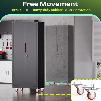 71" H Garage Storage Cabinet - Image 4