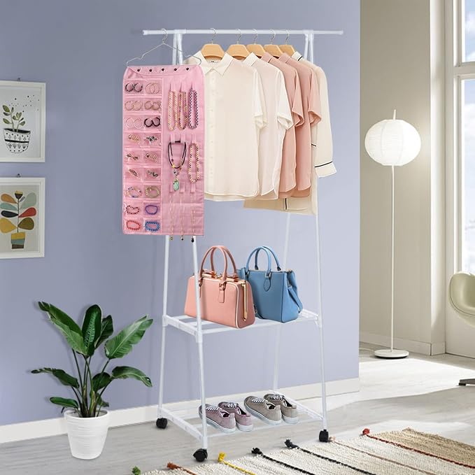 BB Brotrade Hanging Jewelry Organizer, Accessories Organizer, 56 Pocket - Image 4