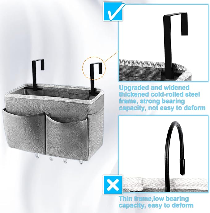 Bedside Storage Organizer 5 Pockets - Image 4