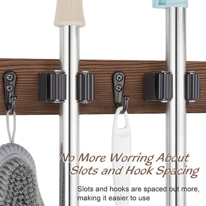 2 Pack Mop Broom Holder Wall Mount - Image 4