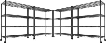 REIBII 55.5''W Heavy Duty Metal Shelves by REIBII