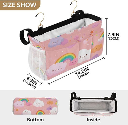 Multicolored Stars Rainbows Bedside Caddy - Image 4