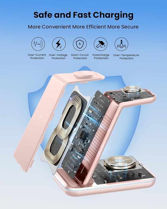 3 in 1 Wireless Charging, Wireless Charger Stand - Image 4