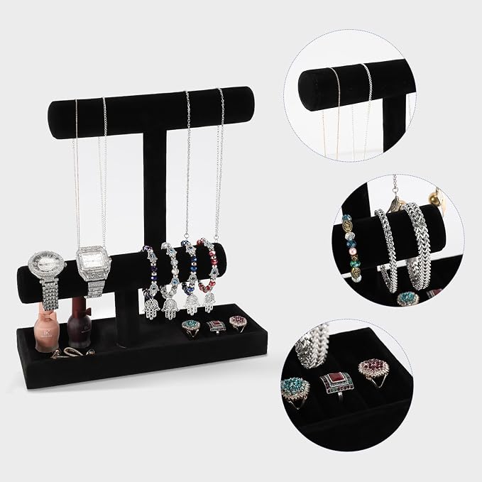 ByKen Necklace Holder, Bracelet Holder, Jewelry Organizer Stand - Image 4