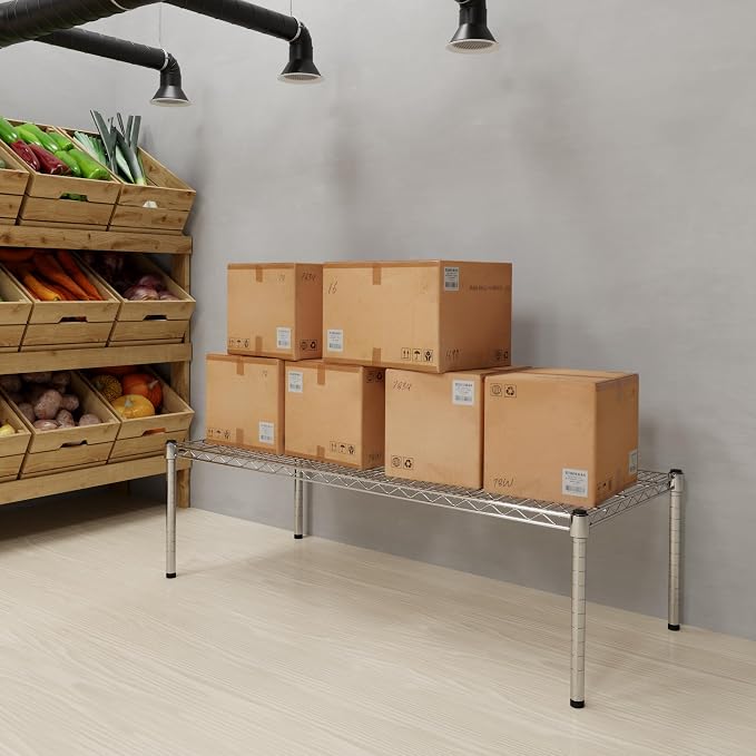 21" Deep x 48" Wide x 14" Height Wire Shelving Kit | 1-Tier | NSF Commercial - Image 5