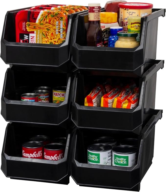 Plastic Containers for Organizing and Storage Bins for Closet, Garage or Pantry by Akro-Mils