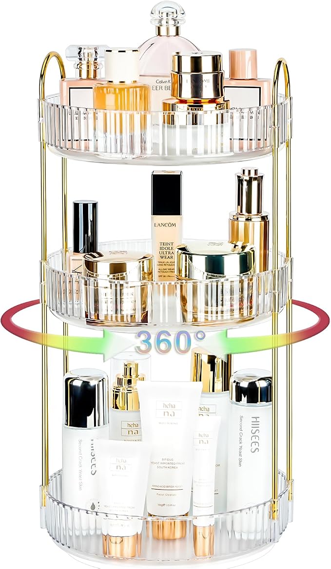 360 Rotating Makeup Organizer by Niluks